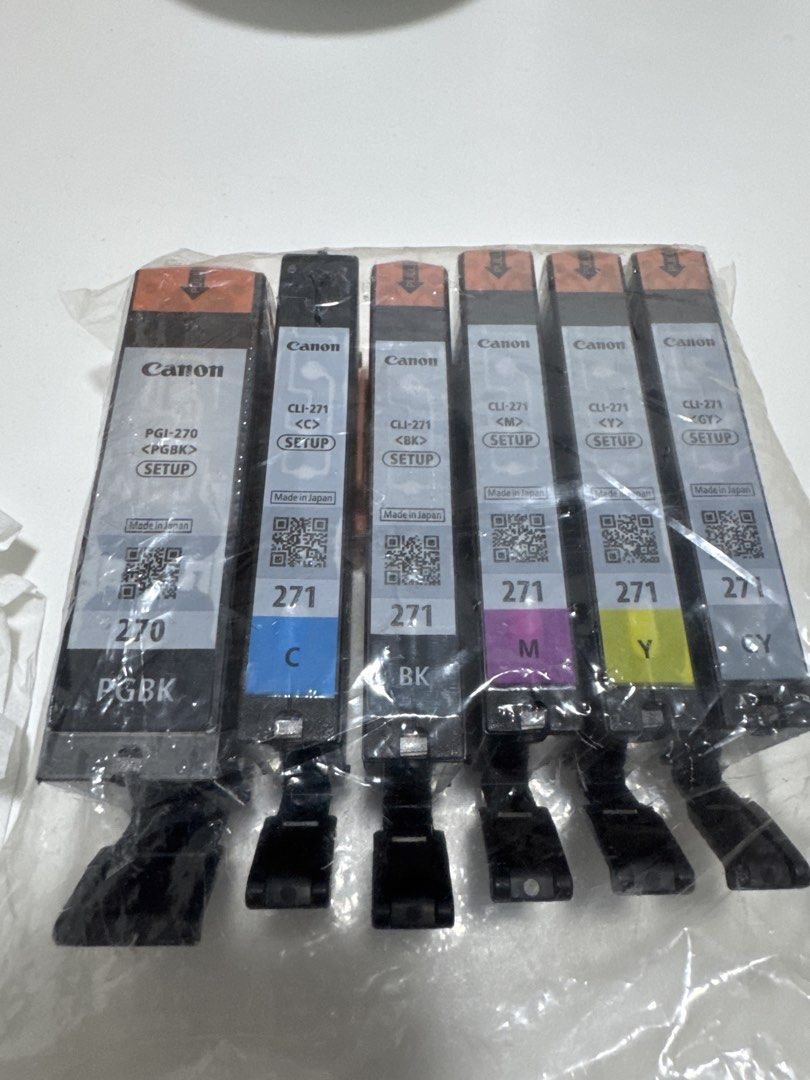 Genuine Canon PGI-270 & CLI-271 Ink Cartridges