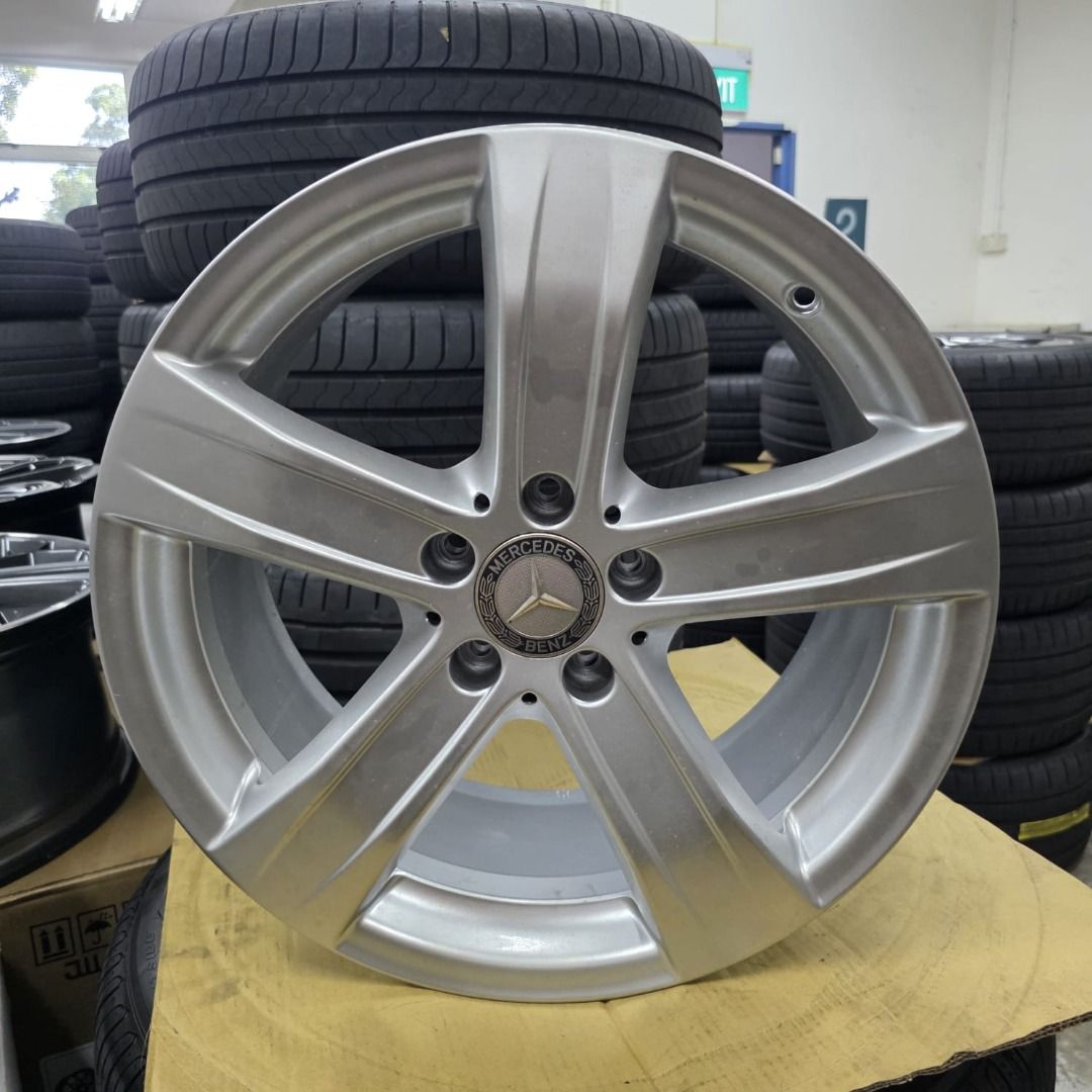 Genuine Mercedes 18-inch wheelset, Car Accessories, Tyres & Rims on ...