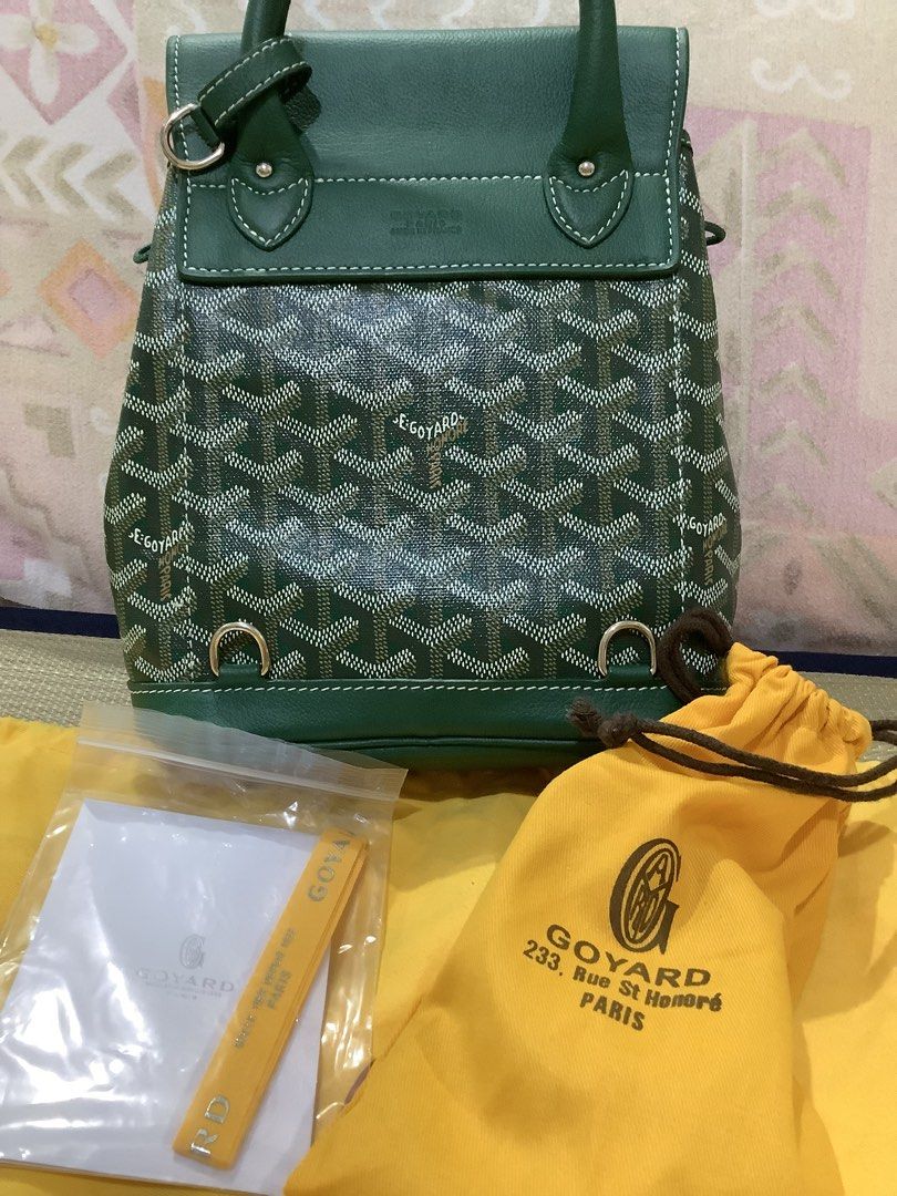 Goyard Mini Backpack Green (Category: Luxury Bags & Wallets) located in Caloocan City. Submitted by janneagustin (Listing ID 1424728735, Image 2). Description: .