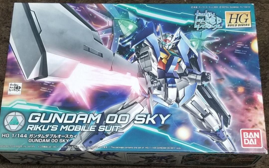 Gundam OO Sky Riku’s mobile suit (Category: Gundam Model Kits) located in Singapore. Submitted by maerd82 (Listing ID 1424826365, Image 1). Description: - Gundam 00 Sky Riku's mobile suit - HG 1/144 scale - Bandai kit - Box condition as shown - Perfect for collectors.