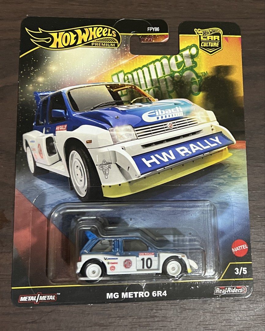 Hotwheels MG Metro 6R4 Hammer Drops (Category: Vehicle & Diecast Models) located in Bacolod City. Submitted by djl232 (Listing ID 1424799428, Image 1). Description: For sale MOSC Hotwheels Hammer Drops MG Metro 6R4 -Mint On Sealed Card -P180 shipping nationwide -Thanks!.