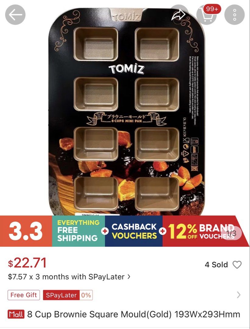 Mini brownie pan445626022291066881