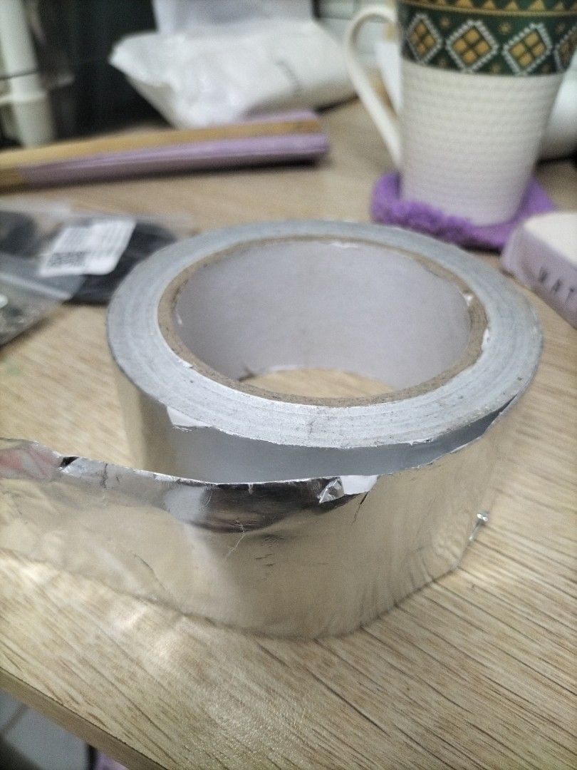MR DIY Aluminum Foil Tape (Category: Craft Supplies & Tools) located in Quezon City. Submitted by whimsygars (Listing ID 1424772530, Image 2). Description: RFS: bought because i thought it was duct tape. also just want to make more space in my drawers, so selling items I won't ever use. only used like 2-3 inches of it. sobrang dami pang tape! ORIGINAL PRICE: 115 DISCOUNTED BY ME: 80( offer me a price and we'll negotiate!!) 50 nalang po pls.