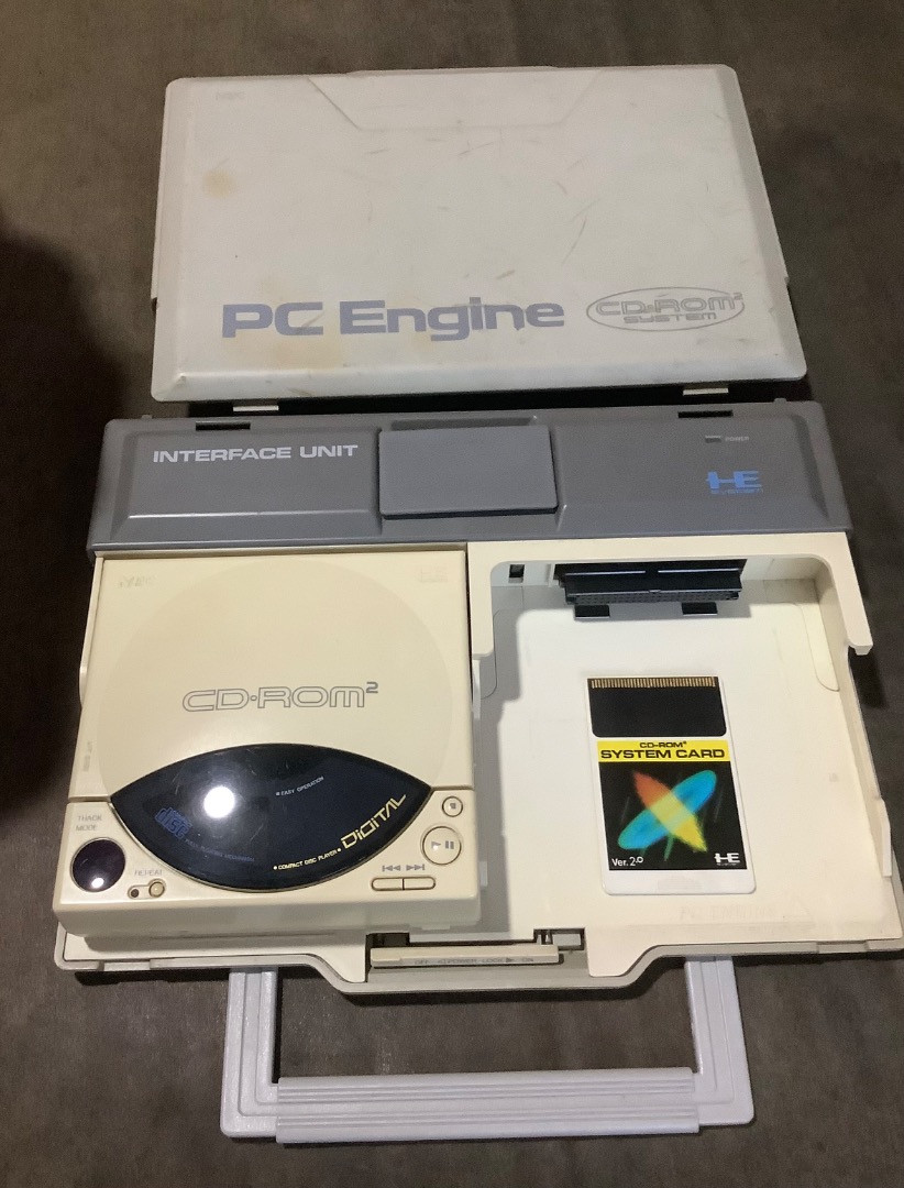 NEC PC Engine cd-rom Interface unit Briefcase IFU-30A (non-working for ...