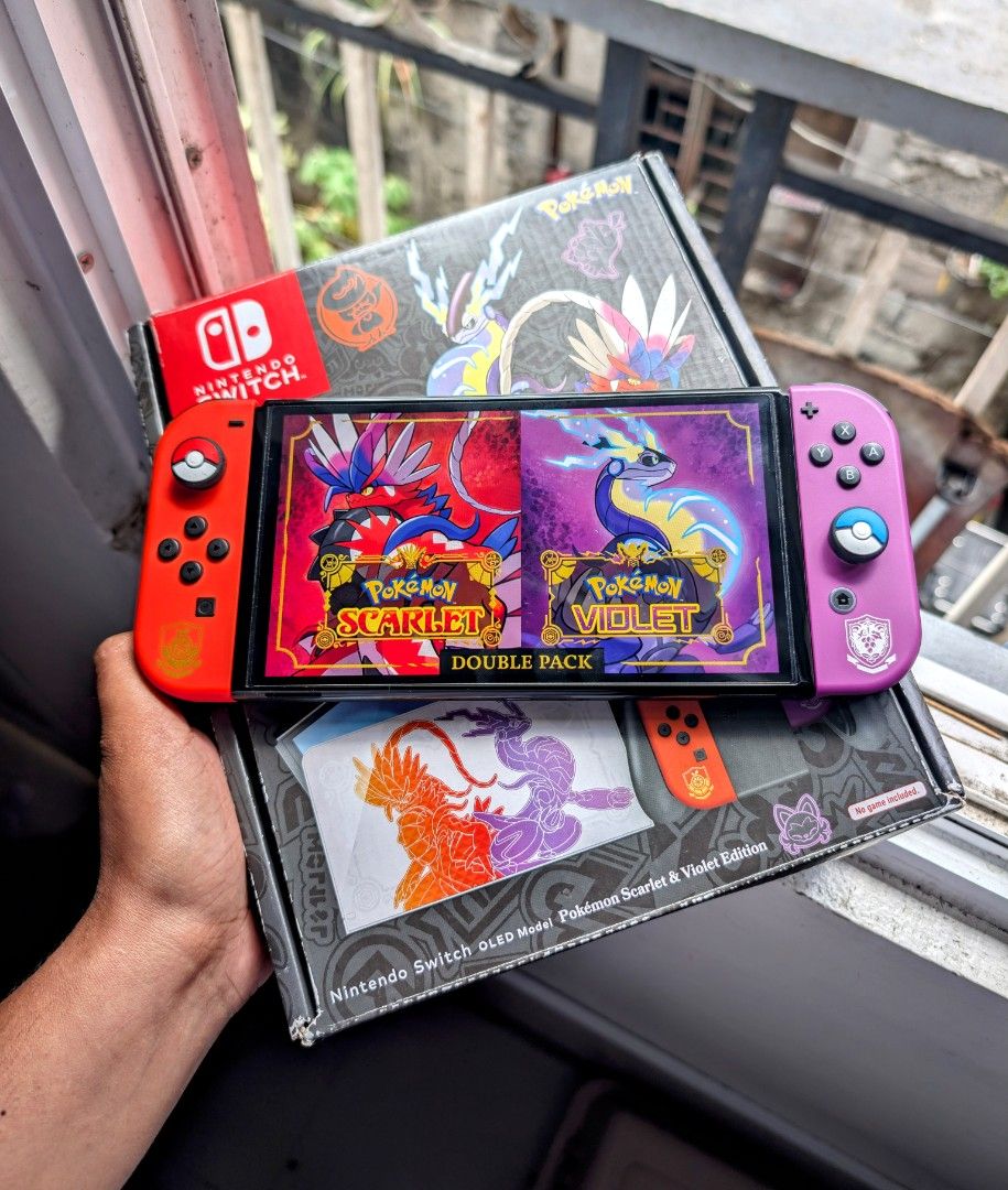 Nintendo Switch Oled Pokémon edition with Free Games (Category: Nintendo) located in Manila. Submitted by nswitchgear (Listing ID 1424856591, Image 1). Description: Nintendo Switch OLED with Free Games ₱12,499 FREE acess to my Paid games Legit purchase not Jailbreak. Used item but in Good/Best condition Can give 7 Days personal Warranty for peace of mind. -Doon po tayo sa kaya tayong issupport, dont settle for less. Comes w/ Complete Package with