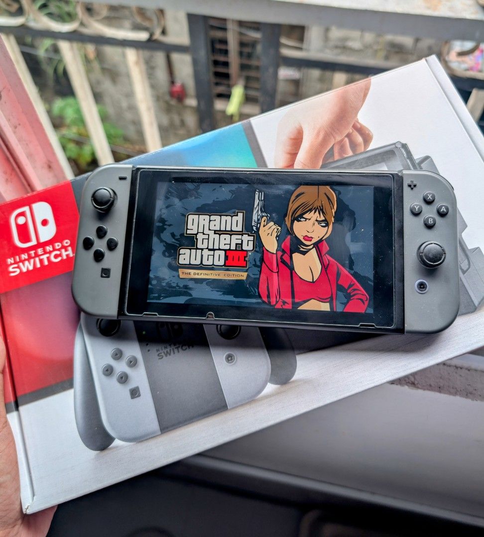 Nintendo Switch V1 with Free Games (Category: Nintendo) located in Manila. Submitted by nswitchgear (Listing ID 1424855964, Image 3). Description: Nintendo Switch V2 with Free Games 7,999 firm FREE acess to my Paid games Legit purchase not Jailbreak. Used item but in Good/Best condition Can give 7 Days personal Warranty for peace of mind. -Doon po tayo sa kaya tayong issupport, dont settle for less. Comes w/ Complete accessories and free pouch (D