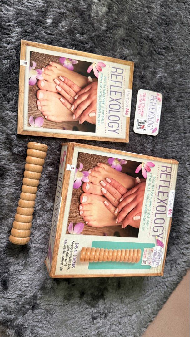 Pamper Me Reflexology Kit (Book + Timber Massage Roller) (Category: Medical Supplies & Tools) located in Taguig. Submitted by averagedude88 (Listing ID 1424765215, Image 2). Description: .