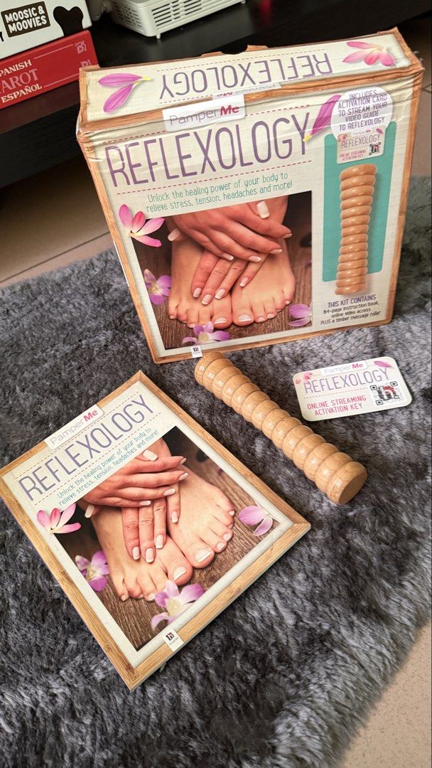 Pamper Me Reflexology Kit (Book + Timber Massage Roller) (Category: Medical Supplies & Tools) located in Taguig. Submitted by averagedude88 (Listing ID 1424765215, Image 1). Description: .