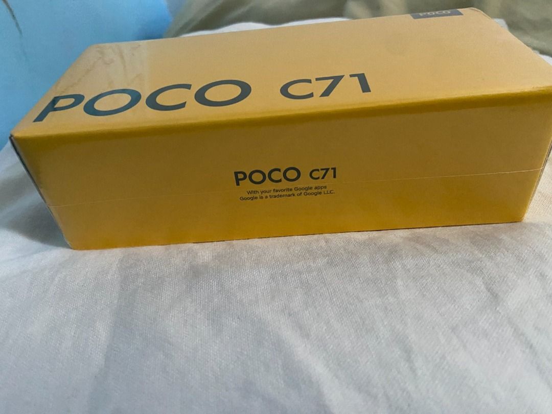 POCO C71 Smartphone | 3+64 GOLD Color, Powerful octa-core processor, Immersive 6.88" display (Category: Android Others) located in Imus. Submitted by thetiptoptrend (Listing ID 1424790656, Image 3). Description: GOOD DEAL‼️❣️ POSITIVE REVIEWS FROM CUSTOMERS PWEDENG PWEDE LALO NA SA STUDYANTE, BUSINESS‼️ STILL SEALED NEVER OPEN✨ SPECS: POCO C71 Smartphone 3+64GB, Powerful octa-core processor, Immersive 6.88" display GOLD COLOR CAN MEET UP PUREGOLD