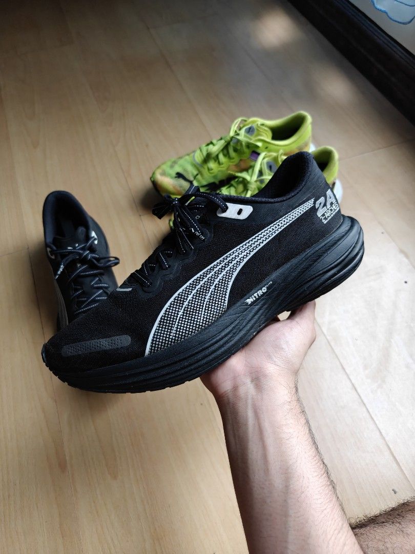 Puma Deviate Nitro 2 (Category: Sneakers) located in Quezon City. Submitted by lancelooot (Listing ID 1424750651, Image 3). Description: Puma Deviate Nitro 2 Ekiden - 5k Puma Deviate Nitro 2 x Balansa - 3.5k both size 9.5 - Ekiden still has OG box - both low mileage (ekiden 50km balansa 80km , drags but no major issues) - great for races, hyrox, training can be sold individually or cheaper as PACK.