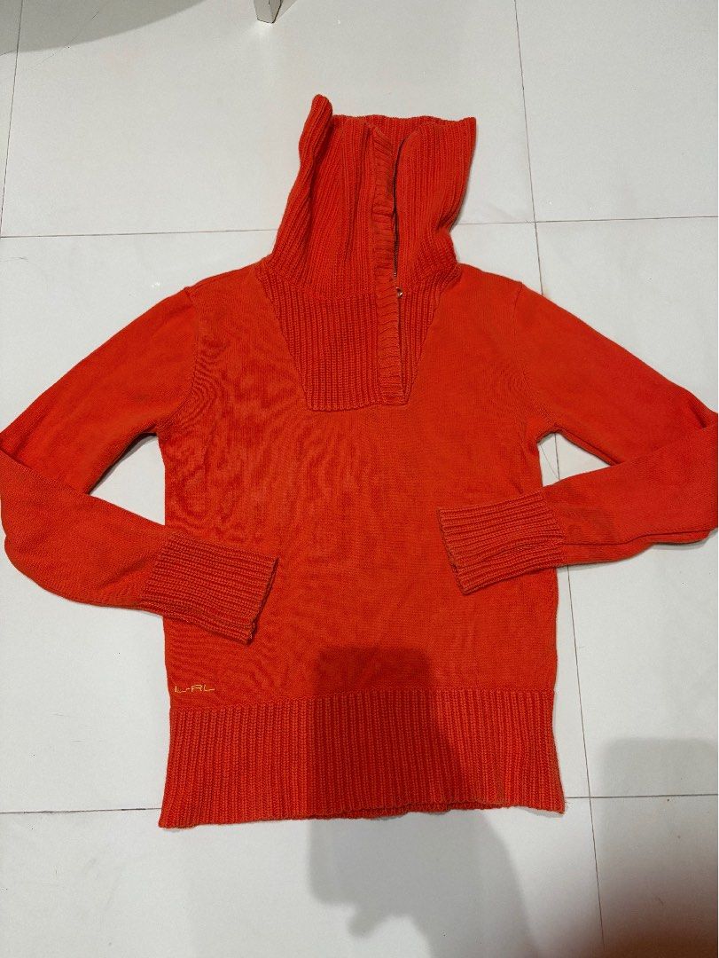 Ralph Lauren (orange) (Category: Longsleeves) located in Hagunoy. Submitted by declutterwine (Listing ID 1424818810, Image 1). Description: Decluttering In good condition Fits small - medium.