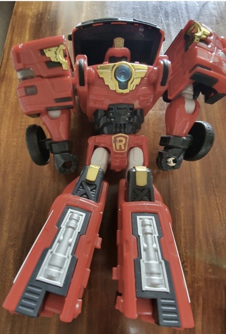 Red Robot Transformer Toy, Hobbies & Toys, Toys & Games on Carousell
