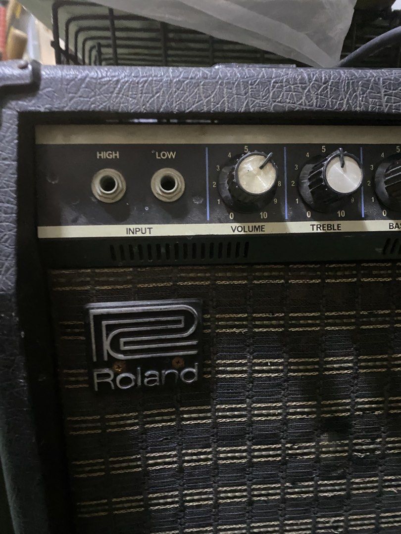 Roland GA-20 guitar combo amplifier (Category: Soundbars, Speakers & Amplifiers) located in Pasig City. Submitted by bootsoftravel_ph (Listing ID 1424869640, Image 2). Description: Roland GA-20 guitar combo amplifier used - good FOR SALE Working Brand: Roland Model: GA-20 Features: Includes Volume, Treble, Bass, Reverb, and Distortion controls Inputs: High and Low impedance inputs Origin: Made in Japan 7.5/10 Condition Issue: used Price ₱ 9,500 o