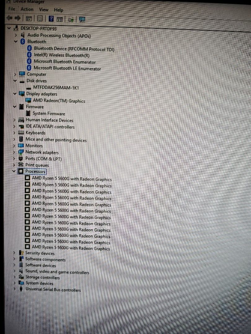Ryzen 5600G desktop pc computer AMD CPU65717358752641119