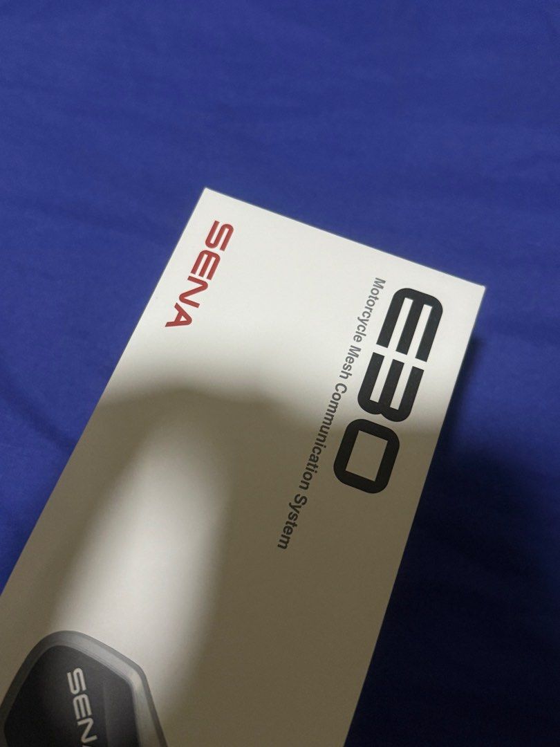 Sena E30 coms (Category: Motorcycle Accessories) located in Singapore. Submitted by alannnn55 (Listing ID 1424812355, Image 2). Description: Letting off at price $200!! Original price was $299. Reason to let go I don’t use this. Fast deal pm bikers!! Have receipt with 2 years warranty. .