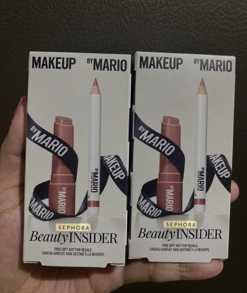 Sephora Makeup by Mario Set (Category: Makeup) located in Calamba. Submitted by page_areumone1 (Listing ID 1424865352, Image 1). Description: Makeup by Mario lip sets, specifically the “Lip Lift Kit” containing a Plumping Lip Serum and an Ultra Suede Sculpting Lip Pencil. .