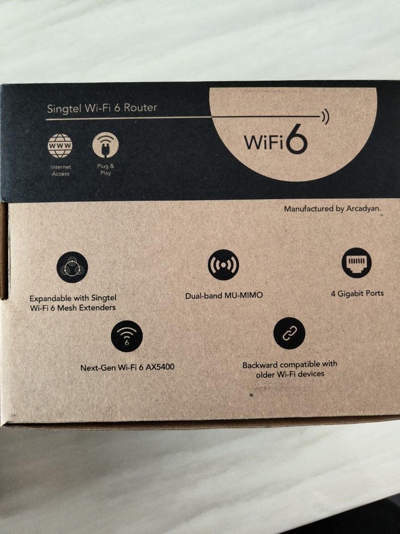 Singtel Wi-Fi 6 Router465204863157544961