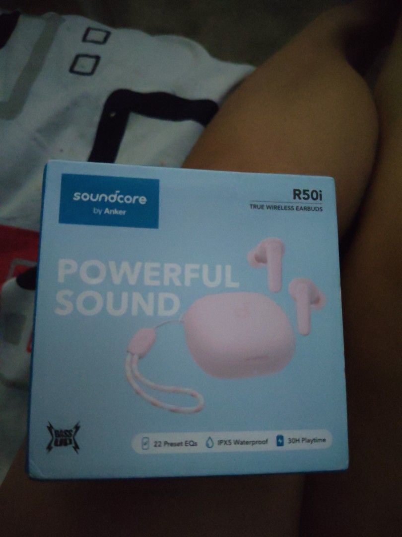 Soundcore R50i (Category: Earphones) located in Manila. Submitted by prince__24 (Listing ID 1424776546, Image 1). Description: color pink and black available .