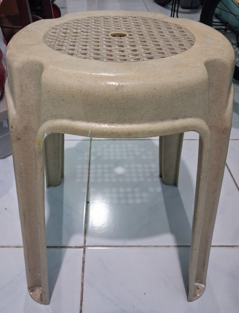 Stackable Plastic Stool (Category: Chairs) located in Manila. Submitted by alfred.mangalindan (Listing ID 1424768484, Image 2). Description: For Sale! Round mono block plastic stool 9 pieces 2nd hand pick up or meet up Sm San Lazaro/ near UST.