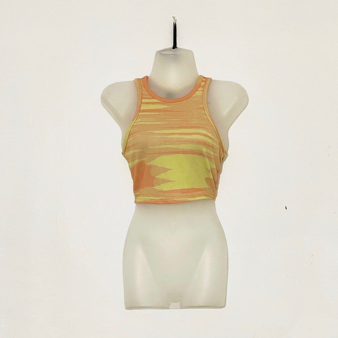 Summer Sun Crop Top | beach summer (Category: Sleeveless) located in Las Pinas. Submitted by moonlikefire (Listing ID 1424842240, Image 1). Description: xs-s (s on tag) worn only once! perf for summer hehe mop: gcash/ bank transfer feel free to dm for more details.