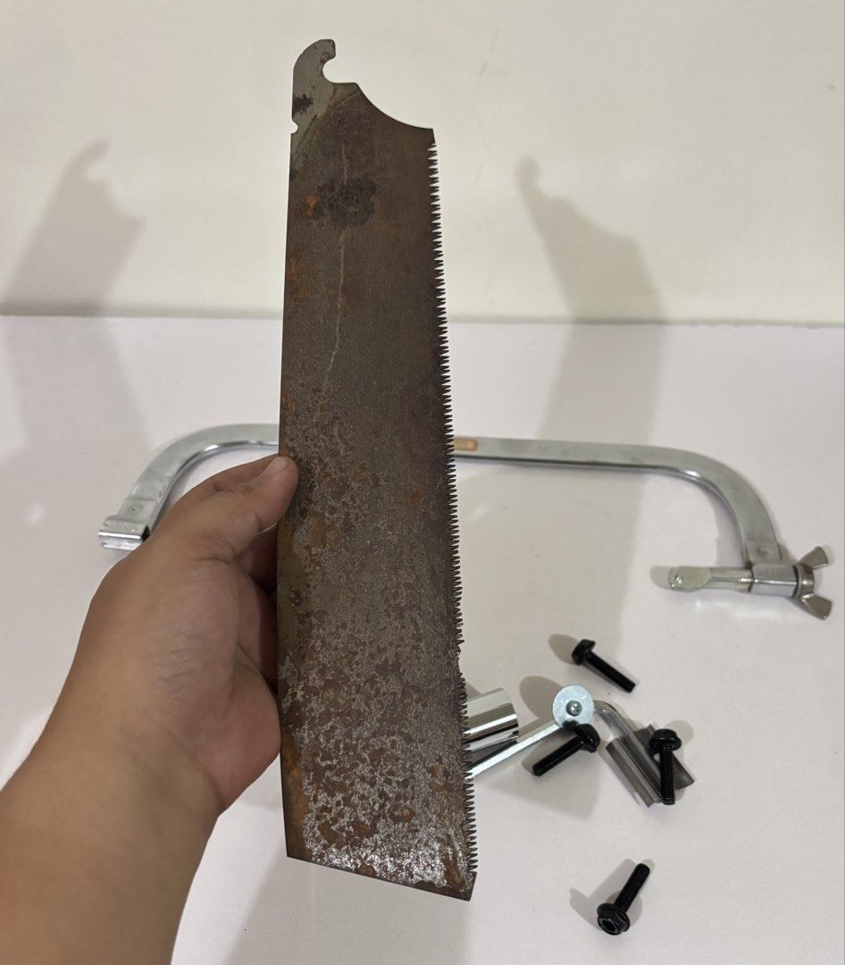 [TAKE ALL] Bundle Saw Blade/Frame/Bolts etc. (Category: Construction Tools & Equipment) located in Cavite. Submitted by nanangonlineshop (Listing ID 1424853552, Image 2). Description: 📌 Bundle Saw Blade/Frame/Bolts etc. 🏷️ P150 take all ❌ NO COD ✅ AS IS, WHERE IS ✅ FIRST PAY BASIS ✅ MINE NOW, PAY NOW 📍 Location: Cavite https://maps.app.goo.gl/DhkKjsqYDmU4DU9r9?g_st=ipc 👉 WE SHIP NATIONWIDE (LUZON, VISAYAS & MINDANAO) ✅ MOP: Bank Transfer (BPI