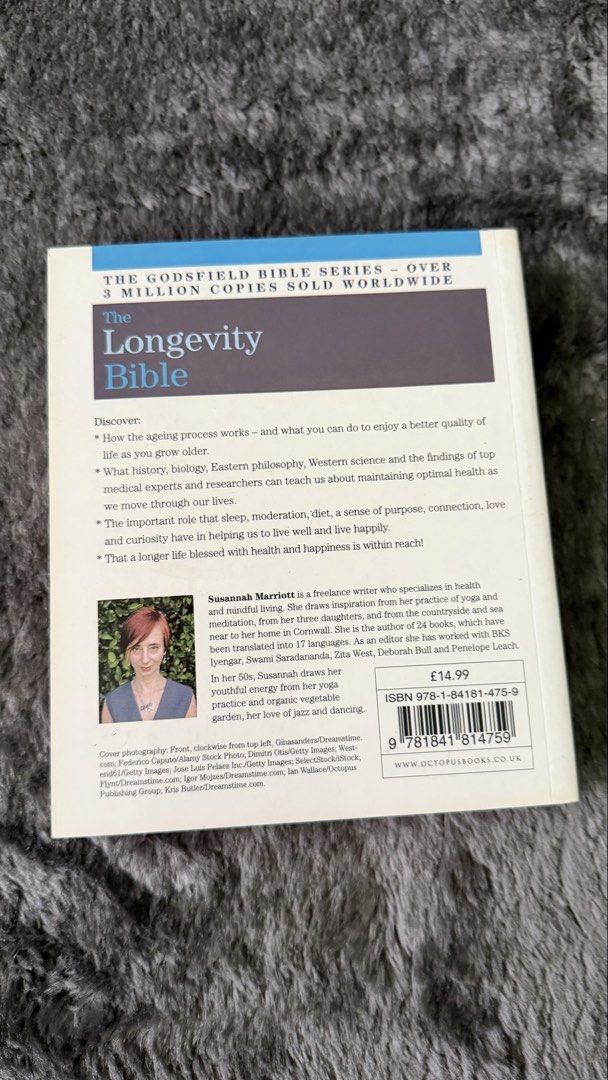 The Longevity Bible by Susannah Marriott (Category: Storybooks) located in Taguig. Submitted by averagedude88 (Listing ID 1424763510, Image 3). Description: .