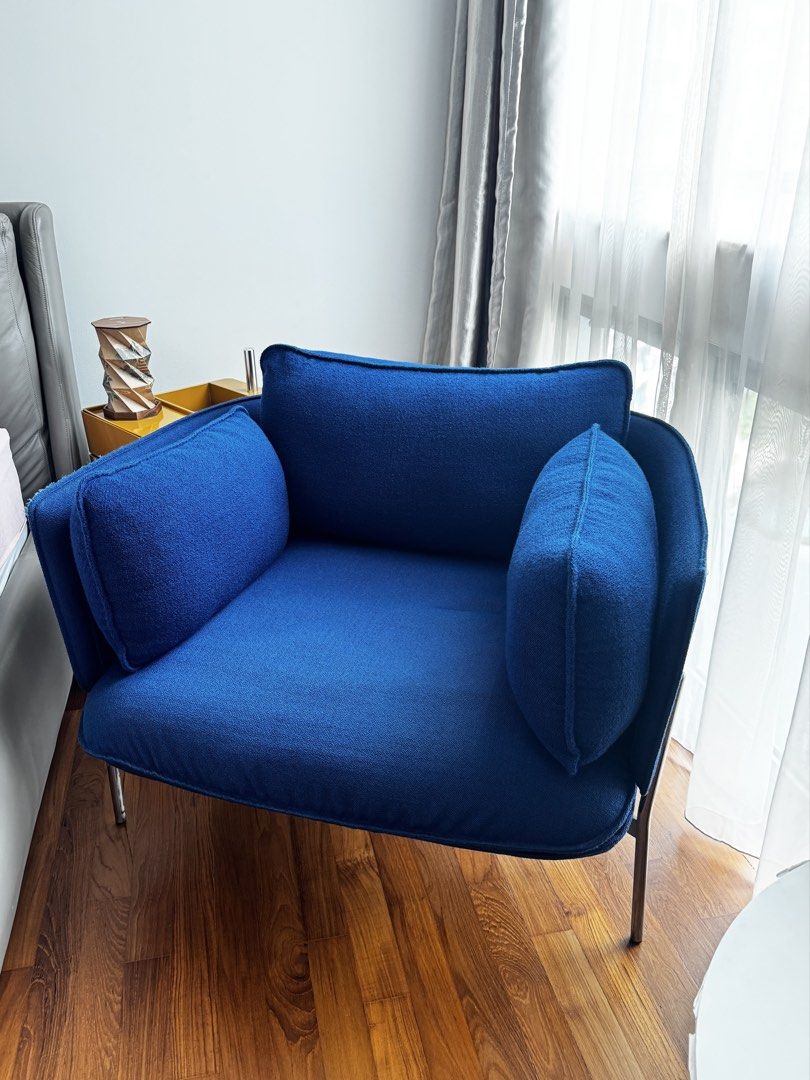&Tradition Cloud Single Sofa Lounge Chair - Premium Wool Custom Fabric