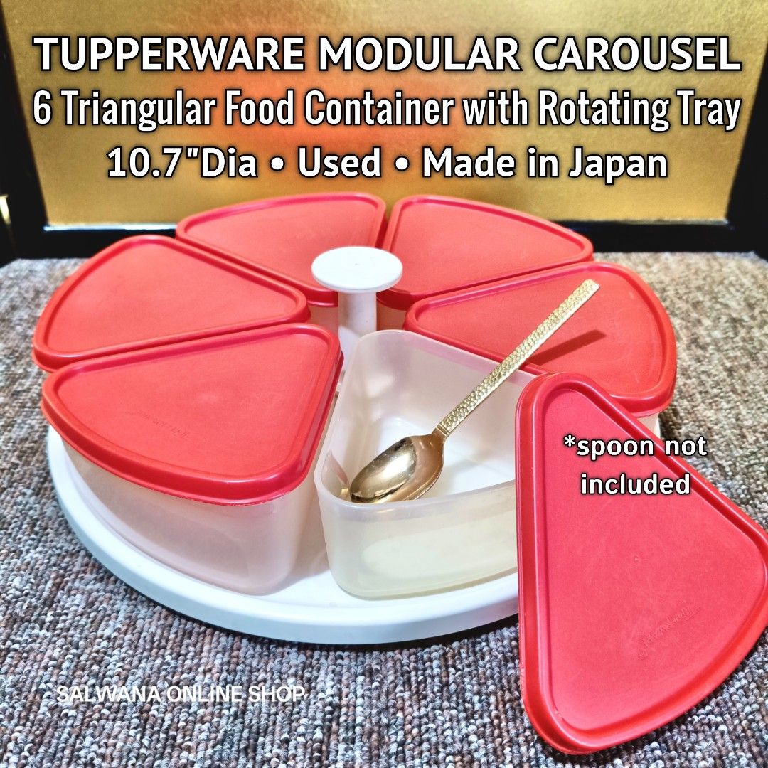 Tupperware Modular Carousel Food Container, Furniture & Home Living ...