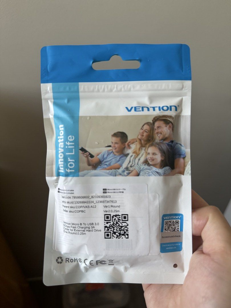 Vention Micro USB to USB 3.0 Cable Round 0.25mm (Category: Cables & Adaptors) located in Quezon City. Submitted by fruitsnfriends (Listing ID 1424882242, Image 2). Description: - tried only to revive hard drive - used once only good as new.