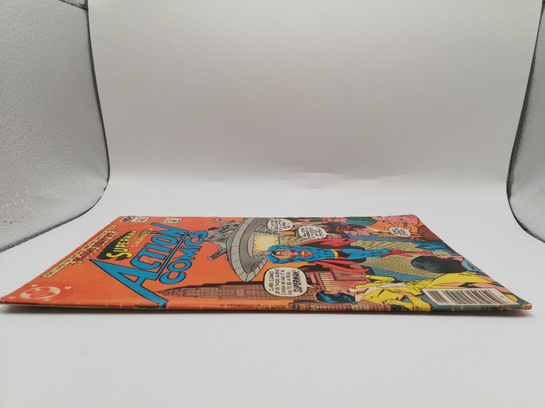 Vintage DC Comics Action Comics #501 November 1979 (Category: Comics & Manga) located in Davao. Submitted by henniescomics (Listing ID 1424781196, Image 2). Description: This is Action Comics #501, published by DC Comics in November 1979. It belongs to the "Bronze Age" of comic books and features a story titled "The Mystery of the Mild-Mannered Superman," where Superman and Clark Kent essentially trade personalities. Tanned pages but texts are no