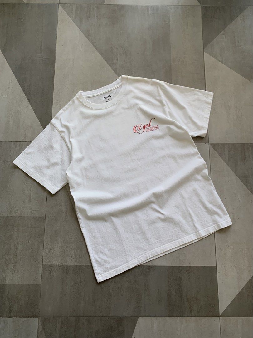 X-girl Ripped Face Logo Tee (Category: Tshirts & Polo Shirts ) located in Taguig. Submitted by ahorrozoneph (Listing ID 1424831500, Image 3). Description: X-girl Ripped Face Logo Size: medium 20 inches pit to pit 27 inches length Condition: excellent (9.5/10).