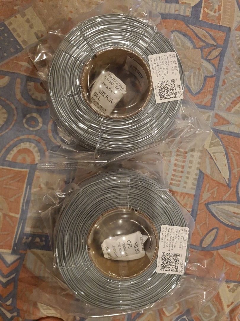 3D Printing Filament Refill - Grey PLA446925481999738881