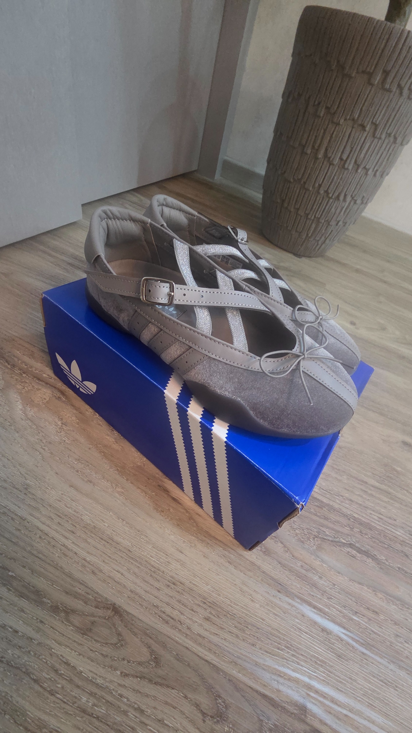 Adidas Taekwondo Mei Ballet Grey Velour, Luxury, Sneakers & Footwear on ...