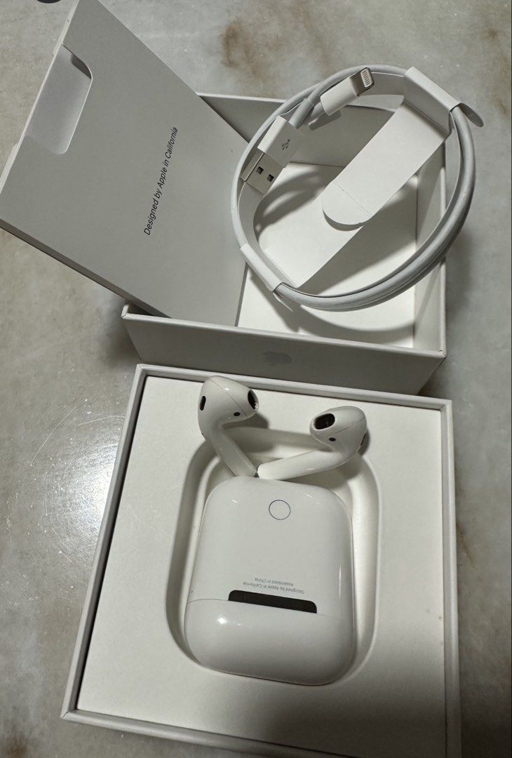 AirPod with casing , box and brand new cable, Audio, Earphones on Carousell