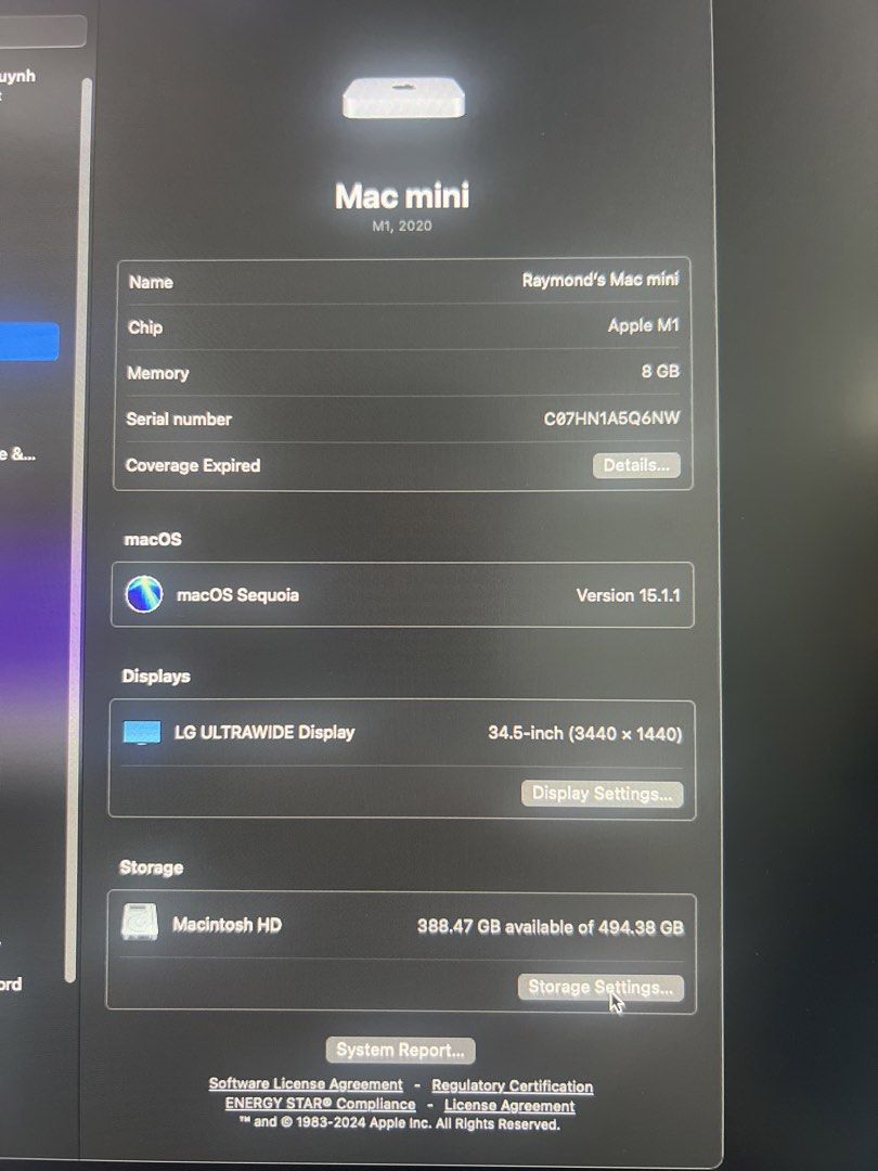 Apple Mac Mini M1 (2020) - 8GB RAM 512Gb SSD65672426673537111