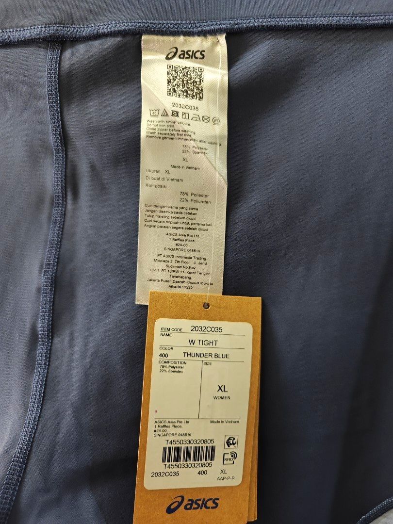 Asics Tights Thunder Blue XL (Category: Activewear) located in Taguig. Submitted by hellojuly (Listing ID 1424953222, Image 2). Description: For my active girlies! Asics Tights in Thunder Blue (Brand New) Size: XL Very nice material, just not my size :(.