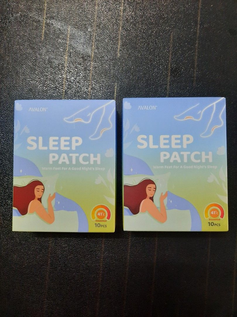 Avalon Sleep Patch (Category: Vitamins & Supplements) located in Singapore. Submitted by sparklingpie (Listing ID 1424890010, Image 1). Description: Unopen 2 boxes. Each box contains 10 patches. The patches are designed to help you sleep better. Expiry date is 19/8/2027. For external use only. Take 2 boxes for $10. .