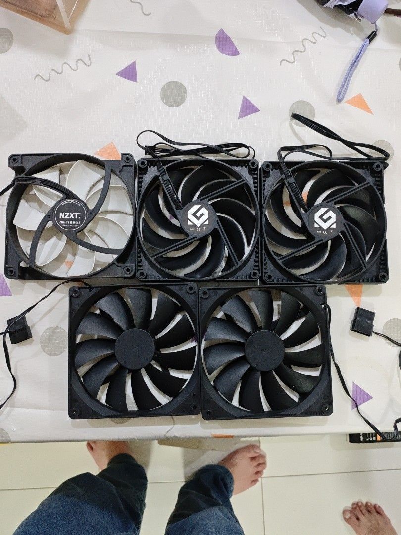 Big Computer Desktop PC Casing Case Cooling  Fans - Various Brands and Models446809697724682240