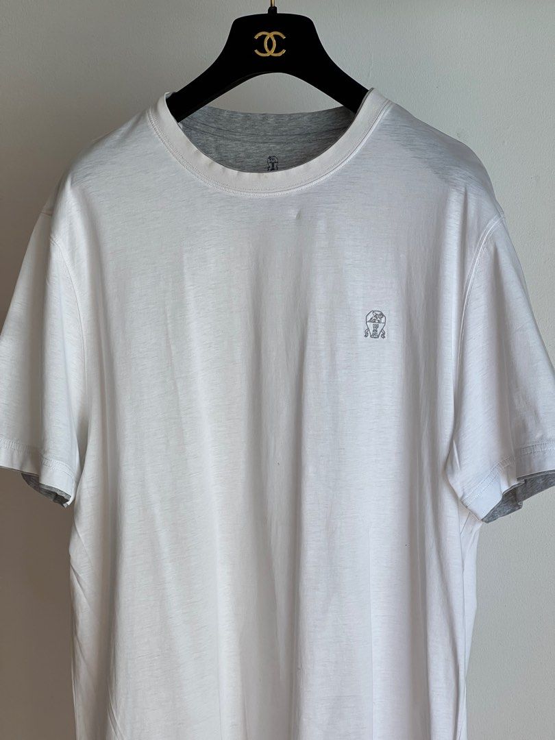 Brunello Cucinelli cotton tshirt (Category: Luxury Apparel) located in Quezon City. Submitted by raccoonfur (Listing ID 1424907712, Image 3). Description: Soft cotton tshirt with very subtle branding. Great condition. Elevated classic tshirt. 22x30.5in. .