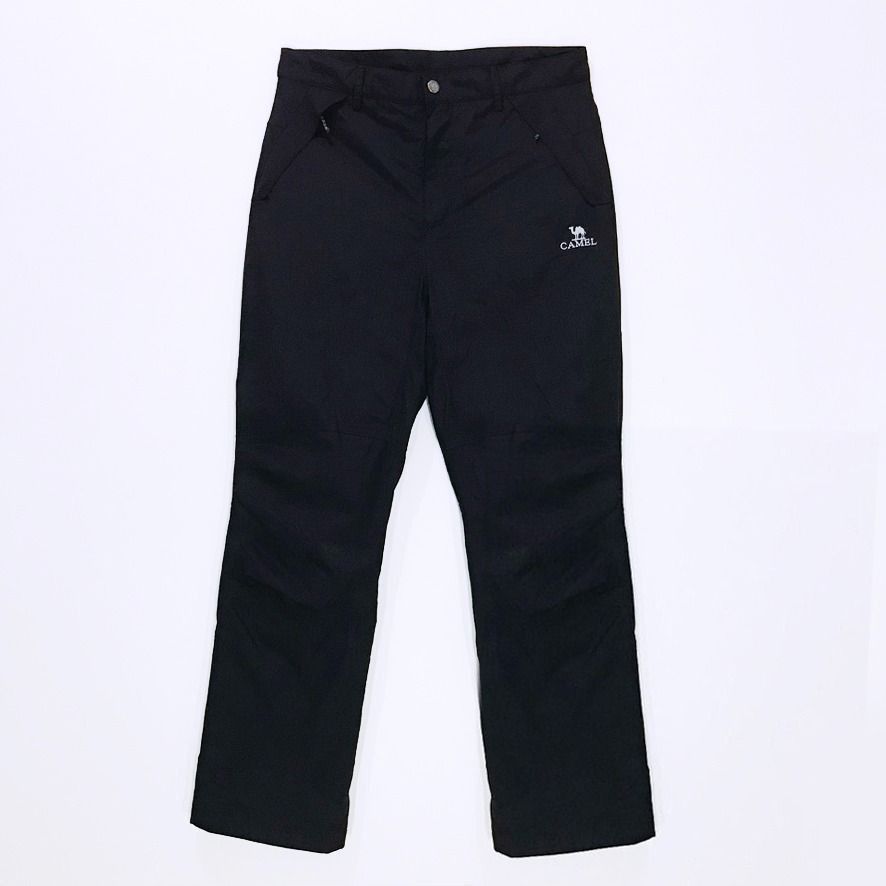 CAMEL – Men's 2-Layer Black Windproof Outdoor Pants (Category: Joggers) located in Taguig. Submitted by shopharee (Listing ID 1425055981, Image 1). Description: MEASUREMENTS (in Inches): 🔸 WAIST* : 34.00'' 🔸 LENGTH : 42.00'' 🔸 RISE : 11.50'' 🔸 HIP* : 38.00'' 🔸 THIGH* : 26.00'' 🔸 INSEAM : 30.00'' 🔸 CUFF* : 18.00'' * Measured around ITEM CONDITIONS: 🔸 Material Quality: 10/10 🔸 Color rating: 10/10 🔸 Appearance: 10/10 🔸 Gently used. Can pa