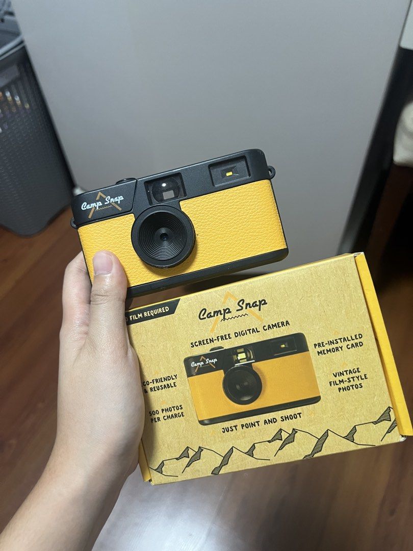 Camp Snap Digital Camera V103B (Category: Cameras) located in Las Pinas. Submitted by itsred123 (Listing ID 1425016223, Image 1). Description: For Sale: Camp Snap v103B in Sunbeam Yellow - with box - unused charger - 4gb memory card - free strap - very good condition can download other filters .