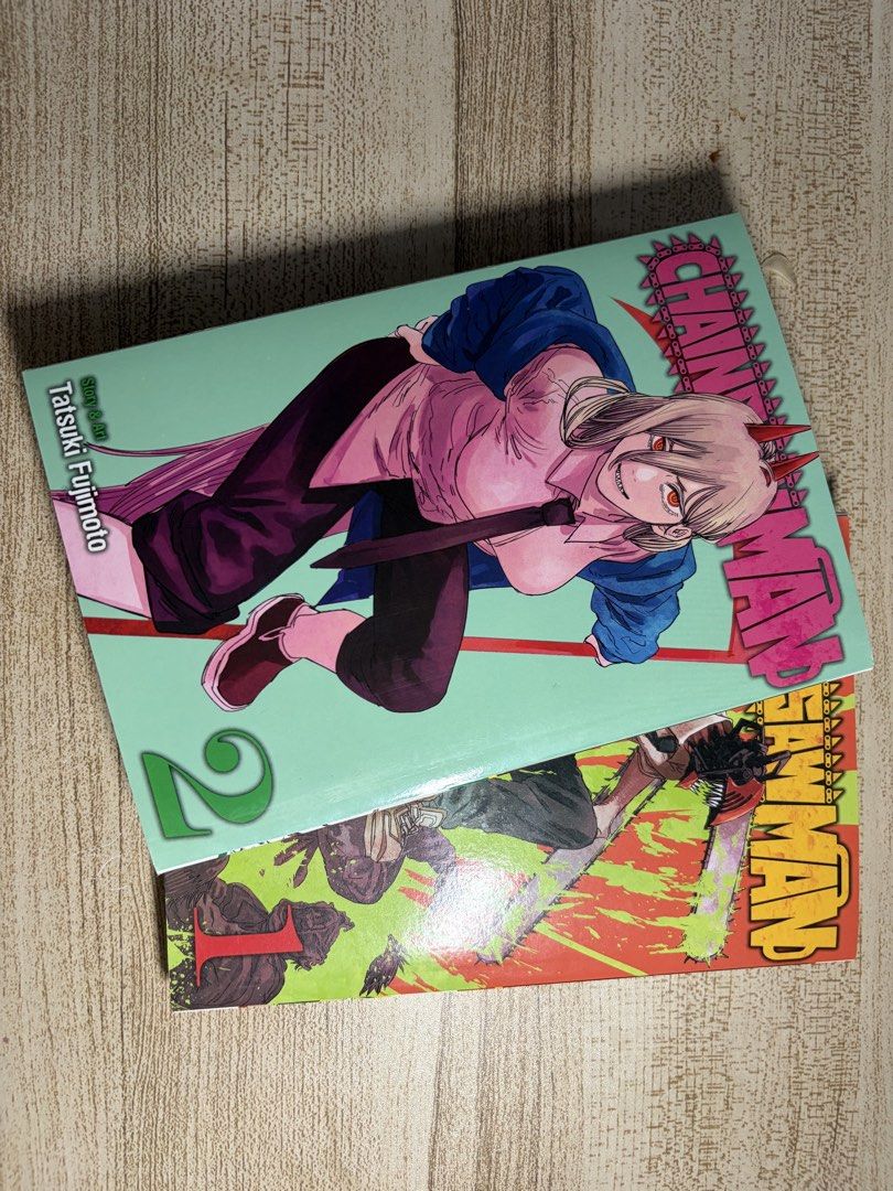 Chainsaw Man Manga Volumes 1 & 2 (Category: Comics & Manga) located in Manila. Submitted by writerwears.ph (Listing ID 1424964956, Image 2). Description: .