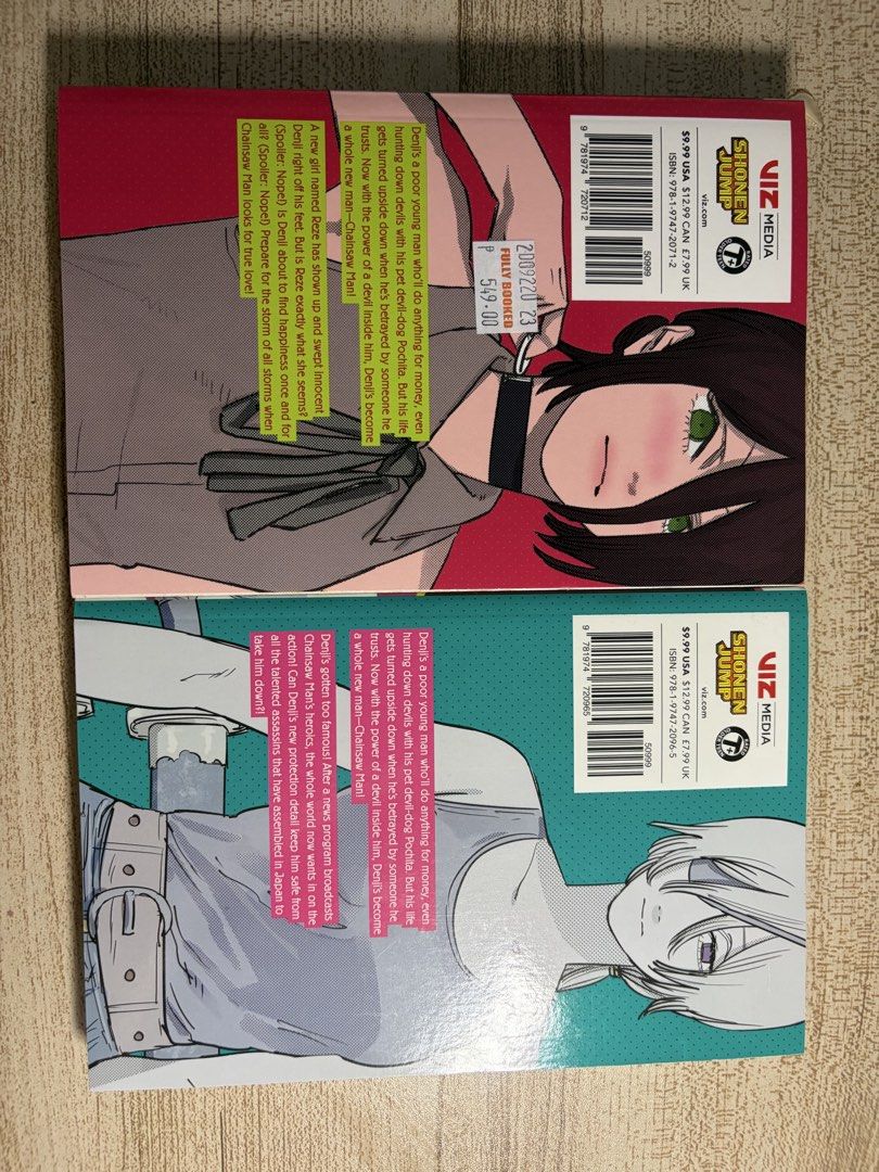 Chainsaw Man mangas 6 & 7 (Category: Comics & Manga) located in Manila. Submitted by writerwears.ph (Listing ID 1424965417, Image 3). Description: .