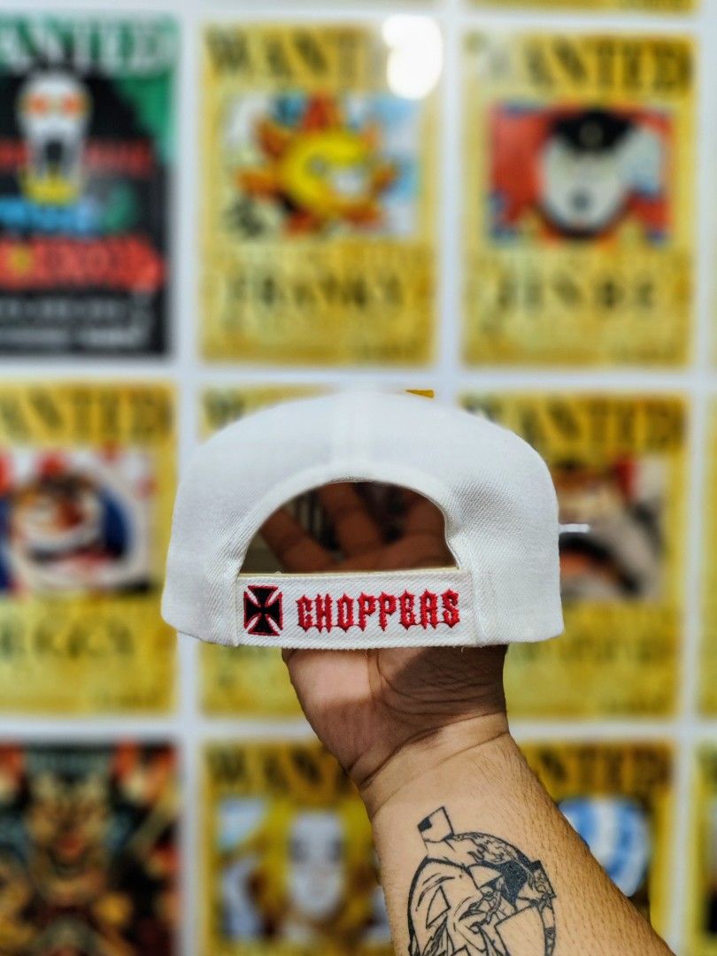 Choppers Cap (Category: Caps & Hats) located in Quezon City. Submitted by trellzilla666 (Listing ID 1424897967, Image 3). Description: Strap Back OSFA Almost New Condition.