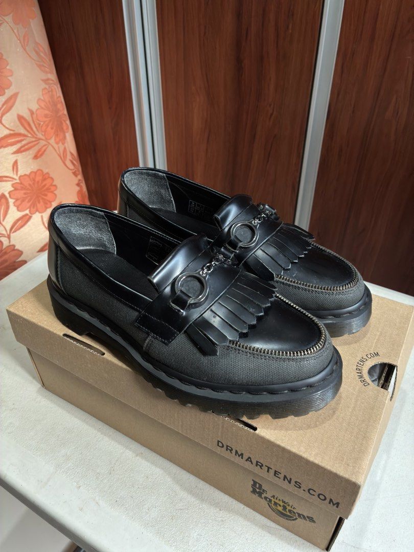 Dr. Martens Jak Bondage Loafer (Category: Dress Shoes) located in Quezon City. Submitted by somebanothings (Listing ID 1424970743, Image 1). Description: Dr. Martens Jak Bondage Loafer Very rare pair from Dr. Martens - Thrifted in Japan - No issues and only used in office - Unnoticeable heel drags Loc: BGC Taguig or Welcome Quezon City Size: 7USM 8USL 6UK 39EU RFS: Selling all my size 7 Docs.