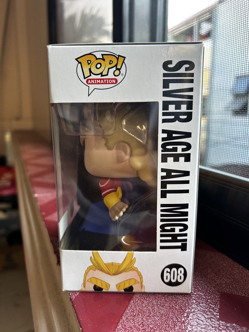 GITD, Hot Topic Silver Age All Might (Category: Figurines & Statues) located in Manila. Submitted by morax14 (Listing ID 1425055564, Image 2). Description: Glow in the Dark. Hot Topic. Good Condition. Original/Scannable in Funko App Silver Age All Might. Reason for Selling: I am giving up my collection to buy school gadgets..