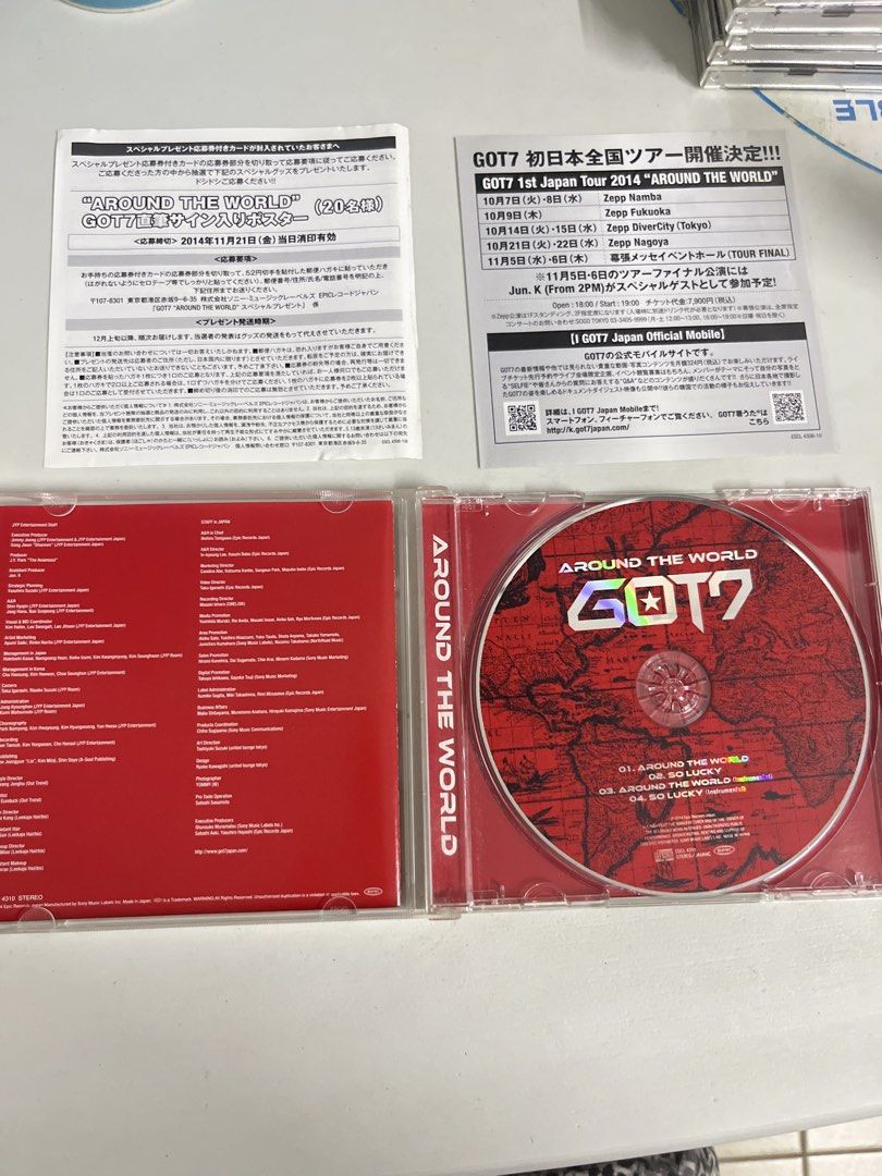 GOT7 Around the World Album (Category: CDs & DVDs) located in Manila. Submitted by 60257 (Listing ID 1424947444, Image 3). Description: As IS Working Client will shoulder the shipping.