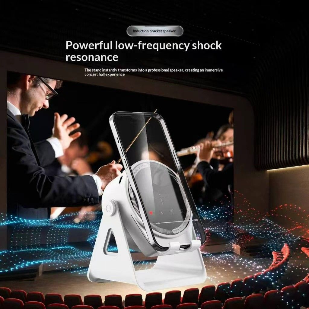Induction Bracket Speaker Phone Stand Wireless Speaker Induction Speaker (Category: Soundbars, Speakers & Amplifiers) located in Manila. Submitted by myonlineshoph (Listing ID 1424959693, Image 2). Description: Induction bracket speaker stand provides instant sound and an immersive experience. It features magnetic sensing technology for instant connection. The stand offers a 360° sound system with a 20W powerful bass and a 45mm giant speaker. It 