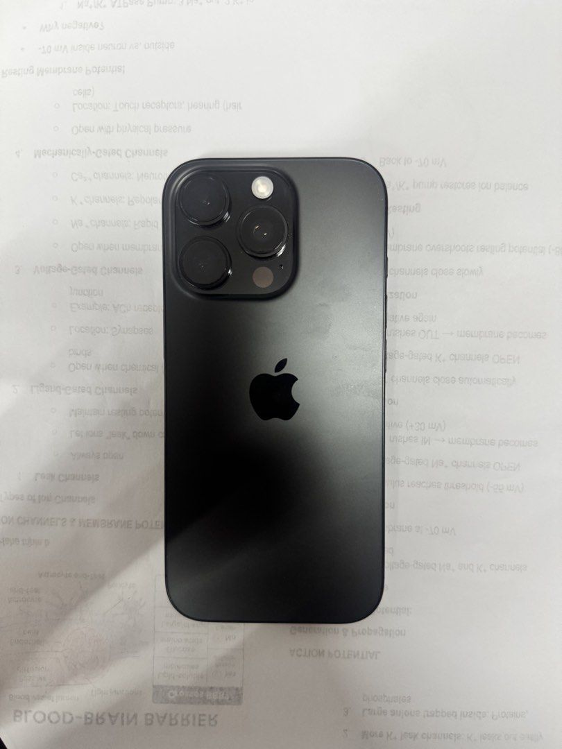 iphone 16 pro RUSH SALE OR SWAP (Category: iPhone 16 Series) located in Manila. Submitted by truecrystal-0605 (Listing ID 1424909956, Image 2). Description: iphone 16 pro black titanium 128gb 91 batt health 414 cycle count ZPA variant open to swap iphone 15 pro max 14 pro max 15 pro with charger Smartlocked may cosmetic dent warranty april 12 2026 .