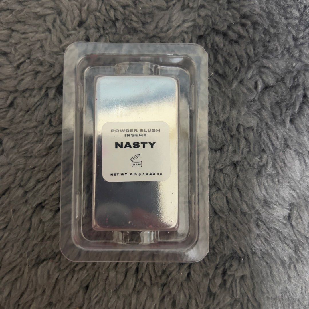 Issy Powder Blush Insert - Nasty (Category: Makeup) located in Marikina City. Submitted by nadscutie (Listing ID 1425039558, Image 3). Description: brand new i scraped it a little while trying to remove the pan from the case.
